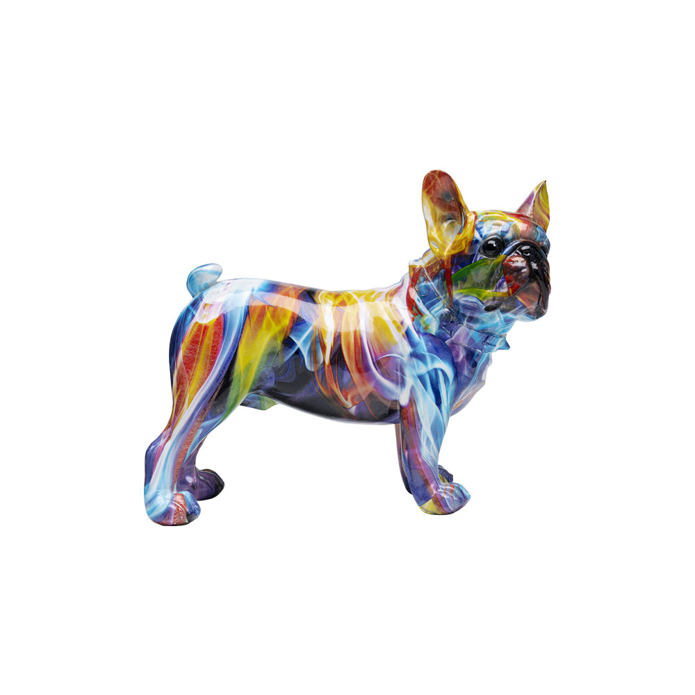 フレンチブルドッグカラフル デコフィギア - オブジェ・置物の通販