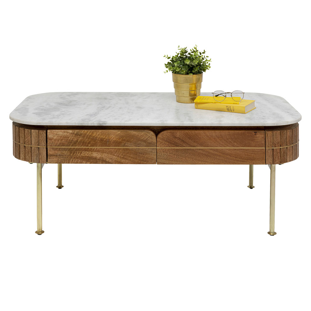 グレース 110x60cm ローテーブル/ コーヒーテーブル - ローテーブル