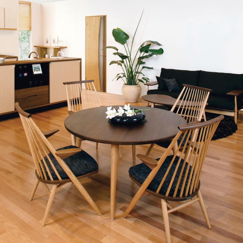 CIVIL LDチェア CDC57K9(ウォールナット＋オーク)(カバーリング仕様