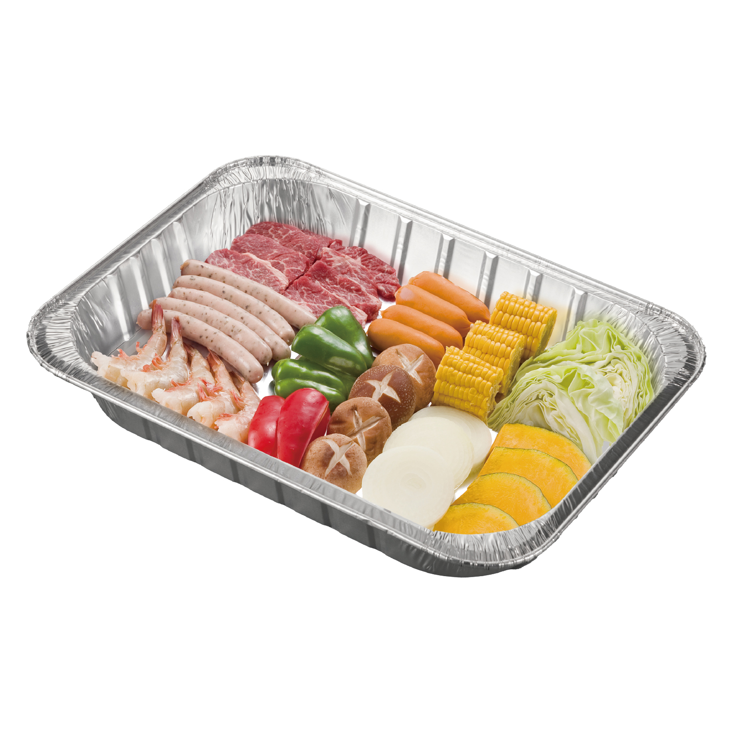 アルミBBQプレート L 深型 2P【バーベキュー】 | 株式会社カワセ