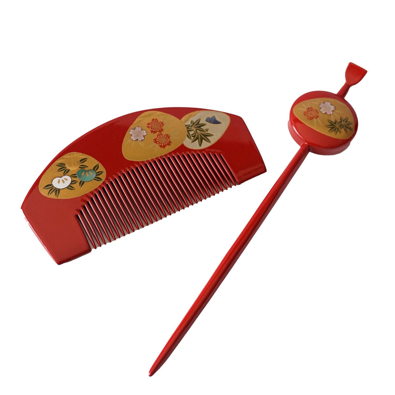 桜螺鈿蒔絵 一本挿しかんざし | かづら清老舗オンラインショップ