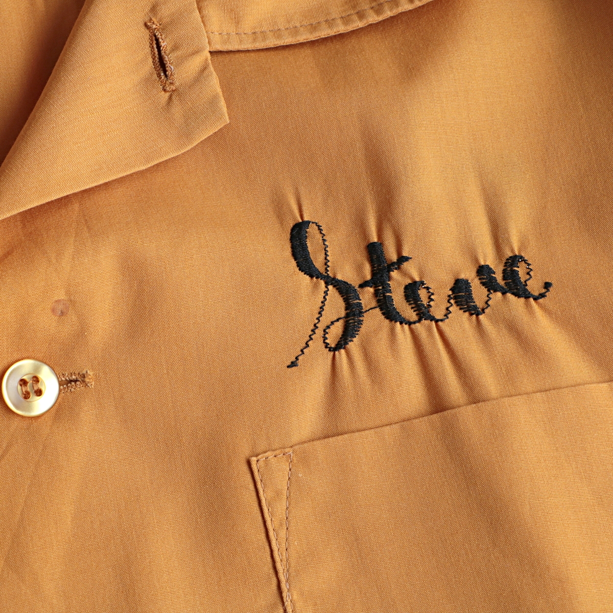 70s King louie ”toyota” 刺繍 ボーリングシャツ vintage 古着 used