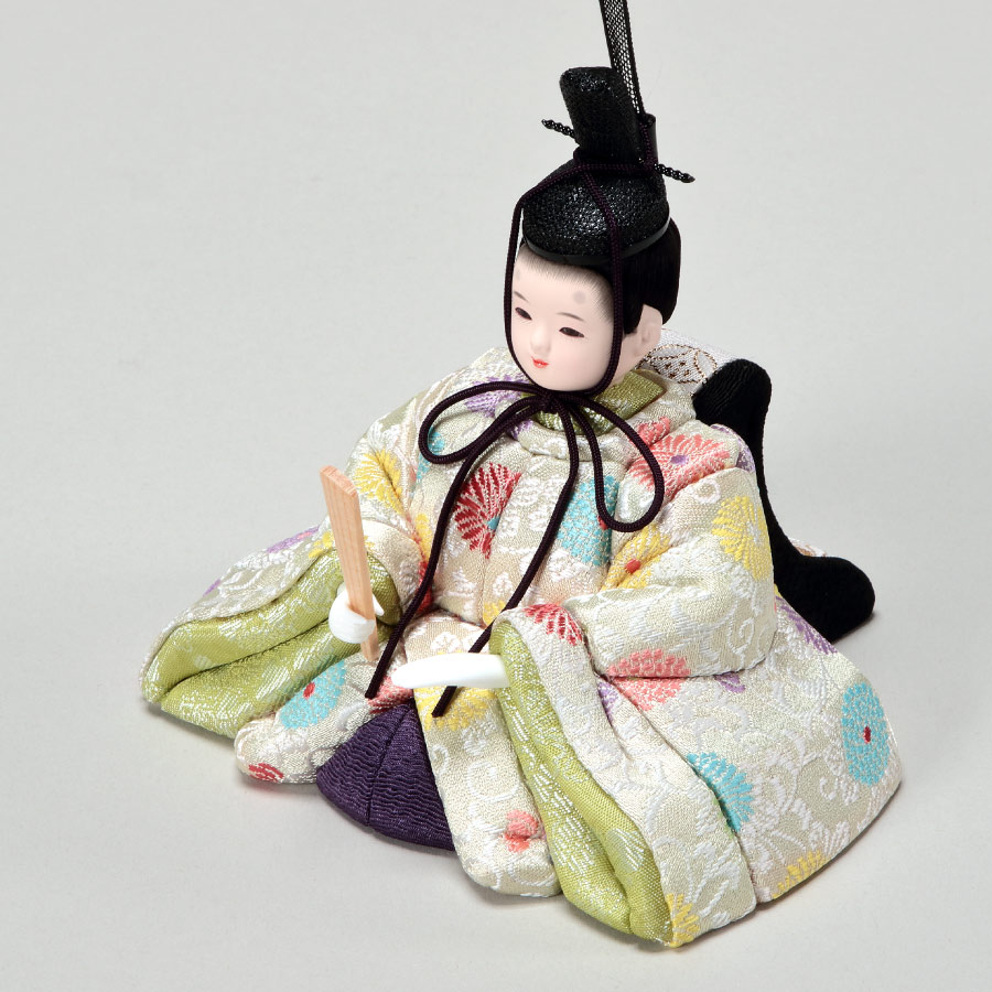 人形の田辺 / 【一秀】木目込雛人形 桃山雛16号（I-23）