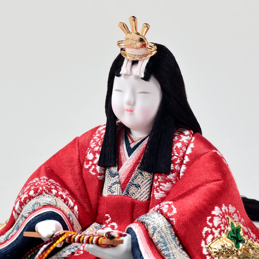 人形の田辺 / 【真多呂】木目込雛人形 天宝雛 親王飾り