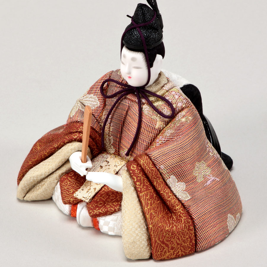 人形の田辺 / 【真多呂】木目込雛人形 飛鳥雛 親王飾り