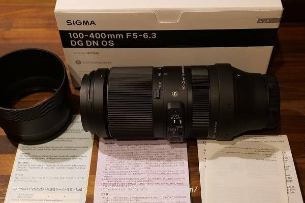 Lマウント用SIGMA 100-400mm F5-6.3 DG DN OSレビュー。Lマウントでは