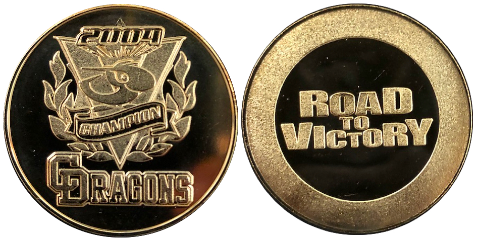 邪道【中日ドラゴンズリーグ優勝 2004年】 記念メダル | 記念メダル図鑑