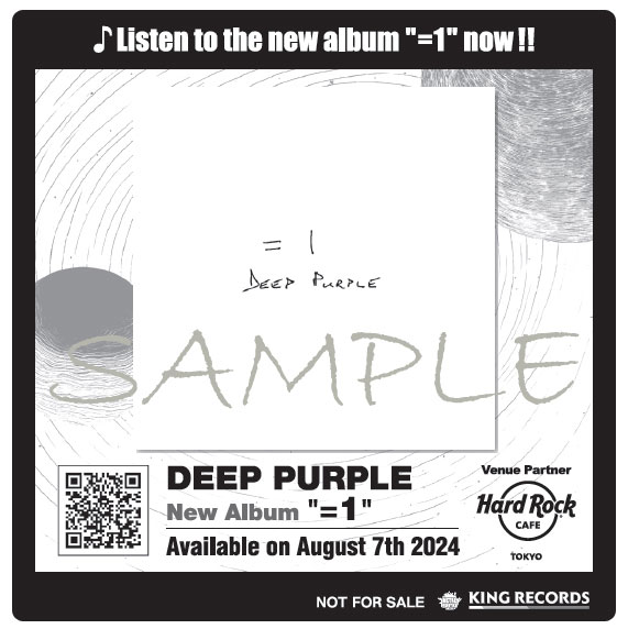 伝説のハード・ロック・バンド ディープ・パープル 約3年ぶりとなる