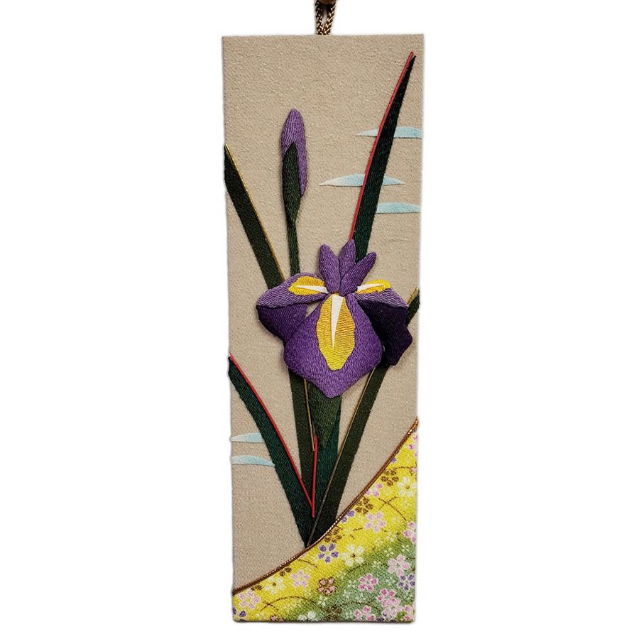 ちりめん手芸キット もてなしの花 5月 アヤメ(菖蒲)｜五月の和風飾り