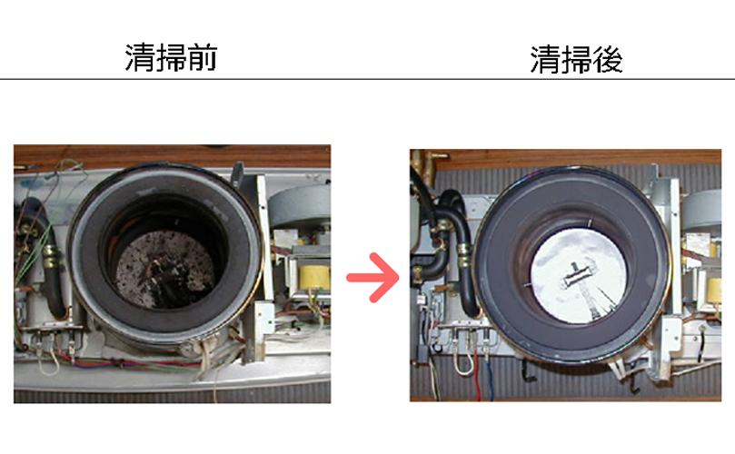 ストーブ分解掃除｜今野商事