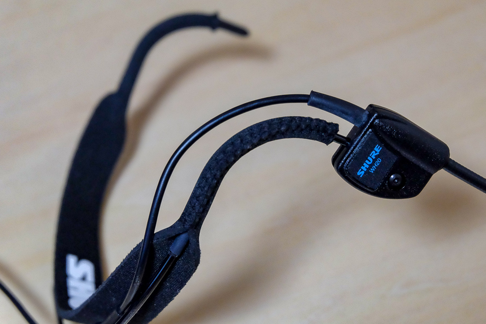 ヘッドセットマイクSHURE『WH20XLR 』レビュー。まるで孫悟空