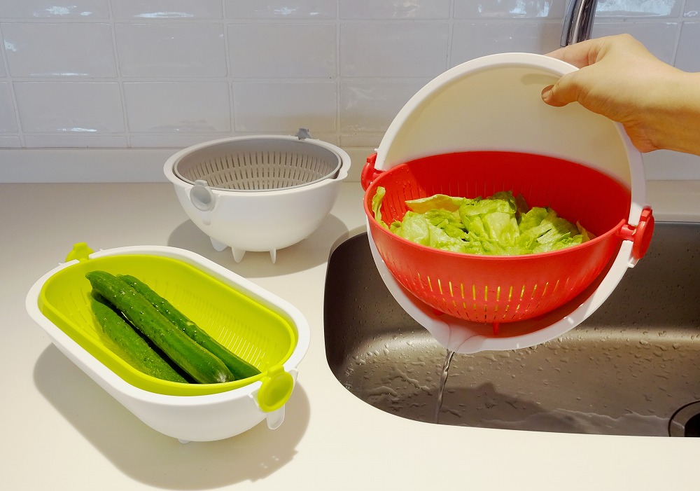 スピンホイールコランダー スモール(グレー) | 商品情報 | KOKUBO