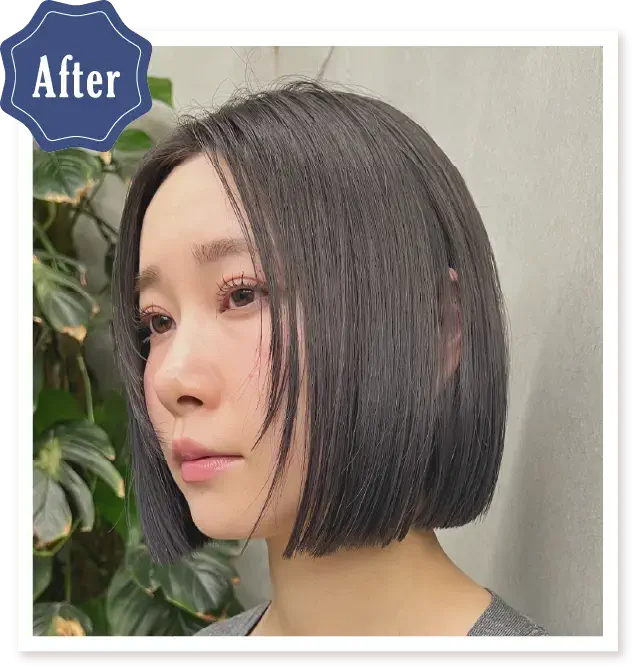 トーンダウンしつつ深みの中に透け感があるので重く見えないカラーに