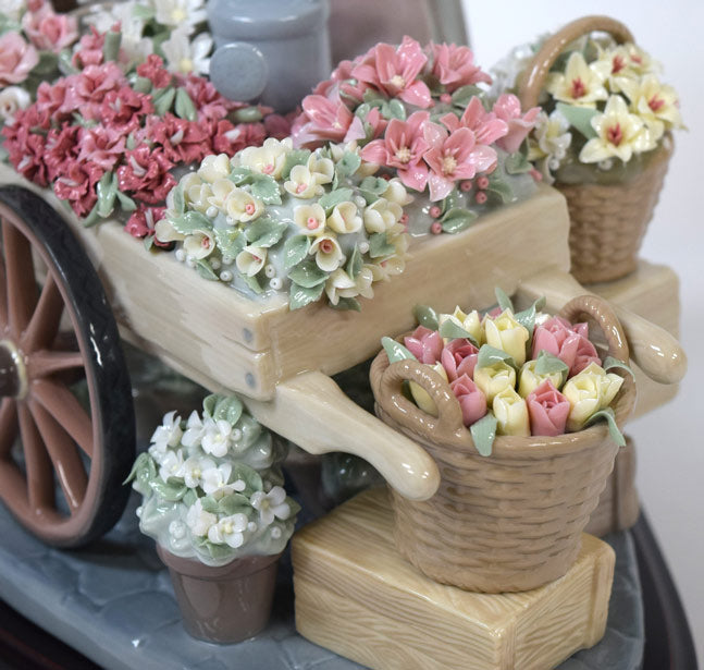 リヤドロ(LLADRO)「公園通りの花屋さん」磁器フィギュア 絵画買取