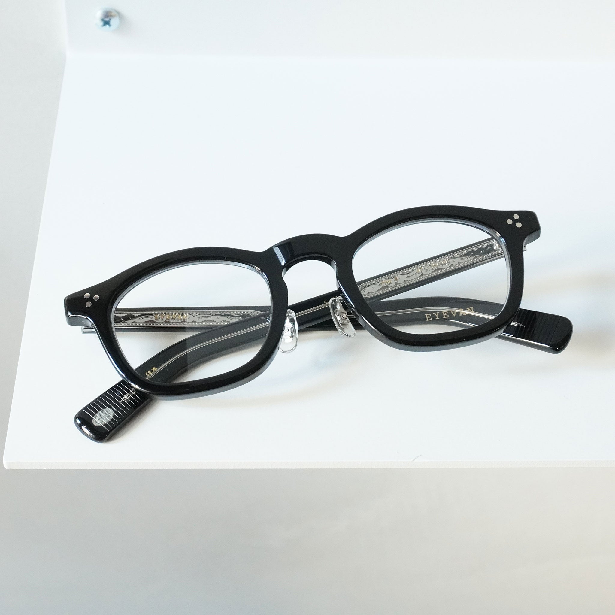 EYEVAN アイヴァン / SADLER-CP 47 / PBK (PIANO BLACK) / メガネ