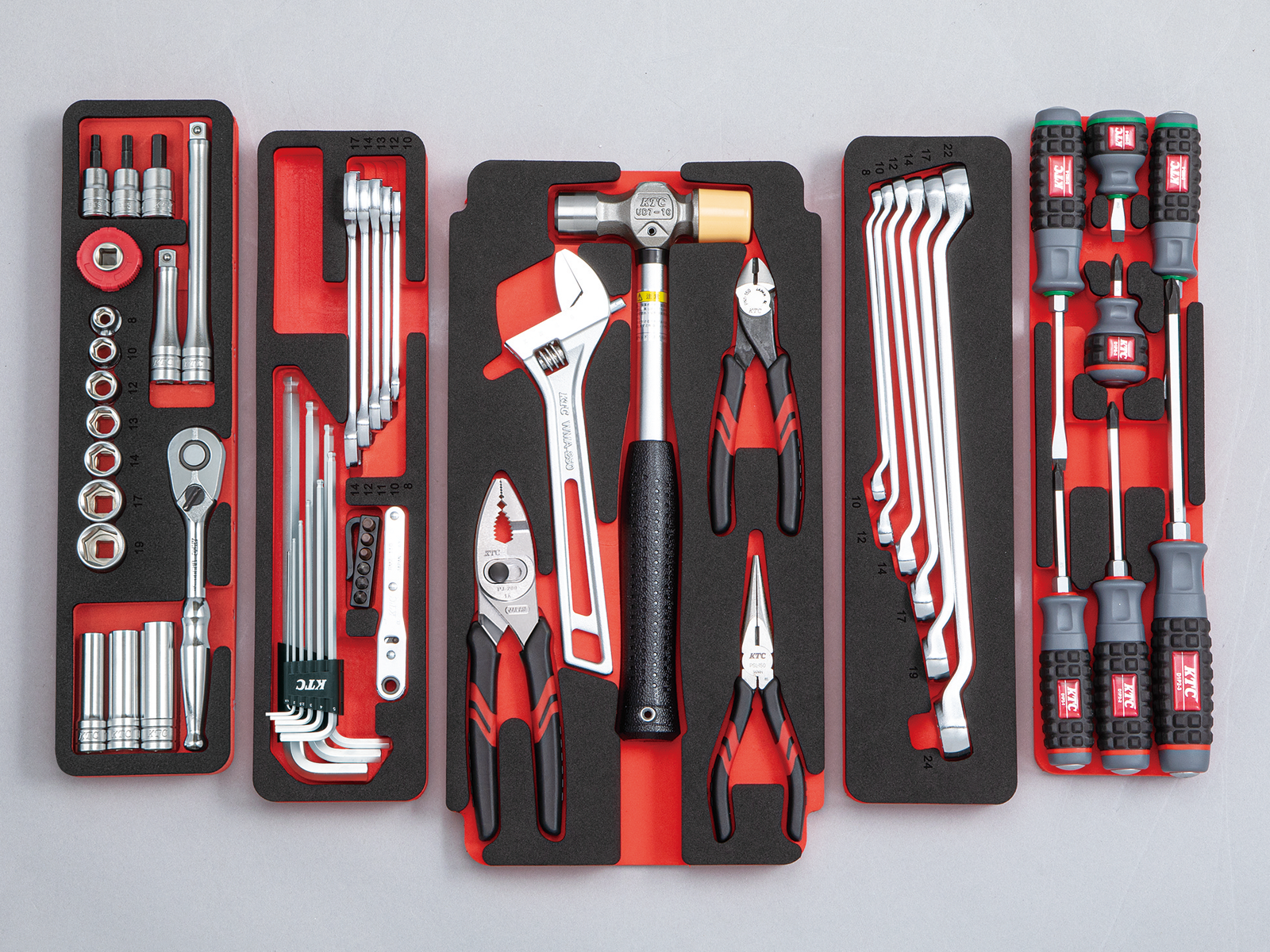 2026SKセール限定品】9.5sq.両開き樹脂ケースセット[56点] | KTC