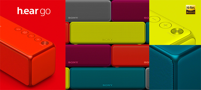 ハイレゾ音源とWi-Fi接続に対応したワイヤレスポータブルスピーカー h