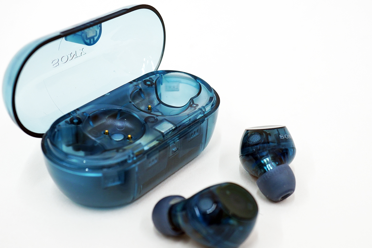 ソニー NC対応完全ワイヤレスイヤホン「WF-C710N」グラスブルーに人気