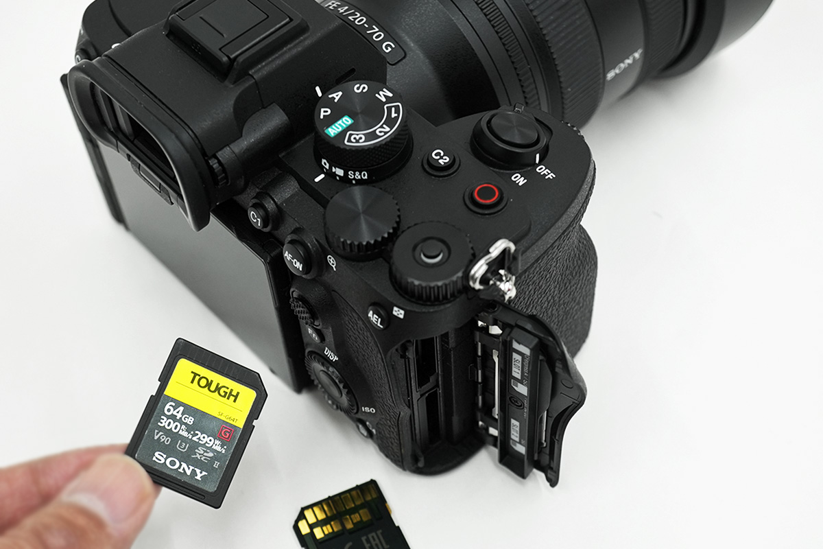 SDカード（UHS-II）をデジタル一眼カメラαシリーズで使うときの注意点