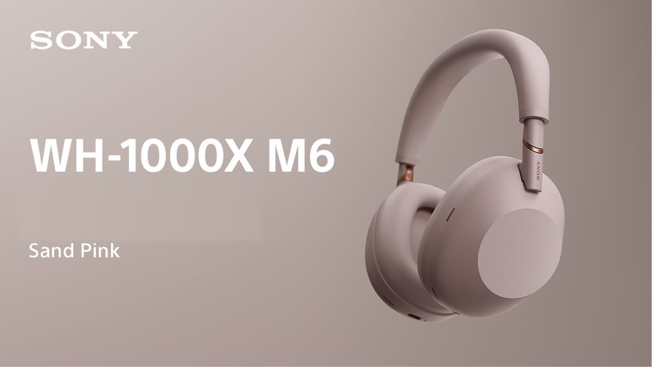 ソニーフラグシップヘッドホン「WH-1000XM6」の新色「Sand Pink