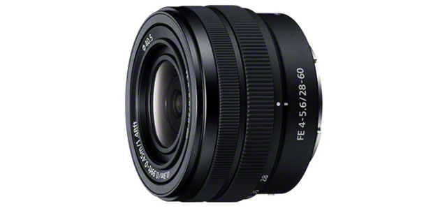 フルサイズ対応の超コンパクトなズームレンズ FE28-60mm F4-5.6