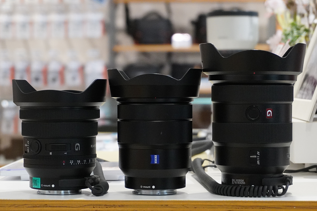 FE PZ 16-35mm F4 G「SELP1635G」をソニーストアで触ってきたレビュー