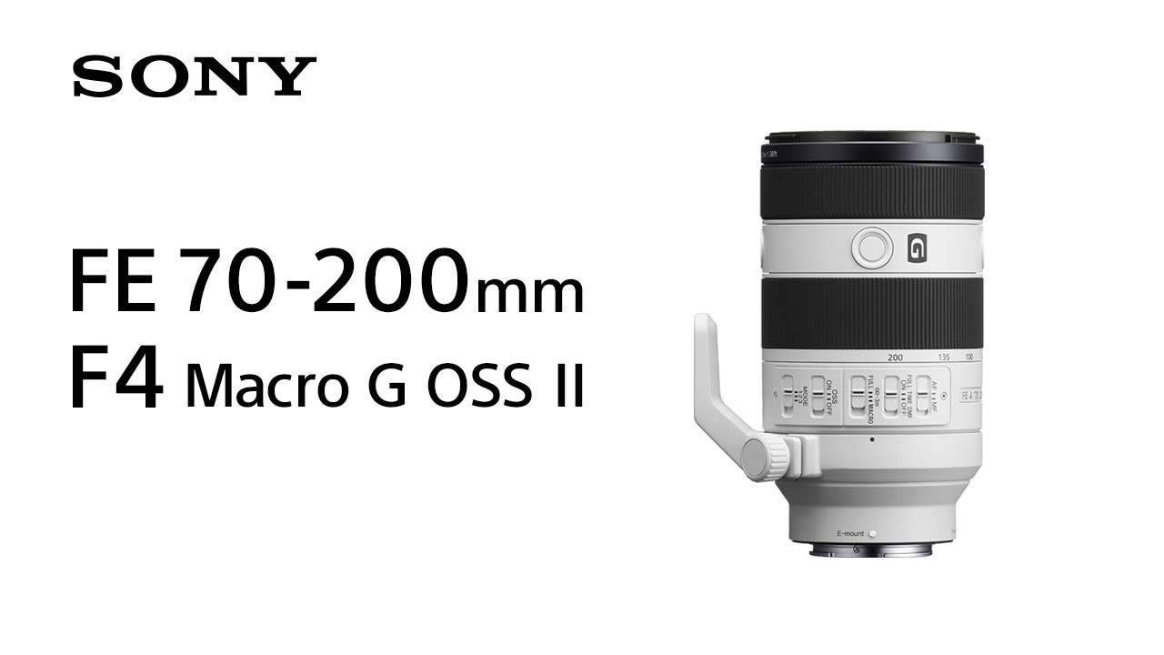 ソニーが、フルサイズEマウント用Gレンズ FE 70-200mm F4 Macro G OSS