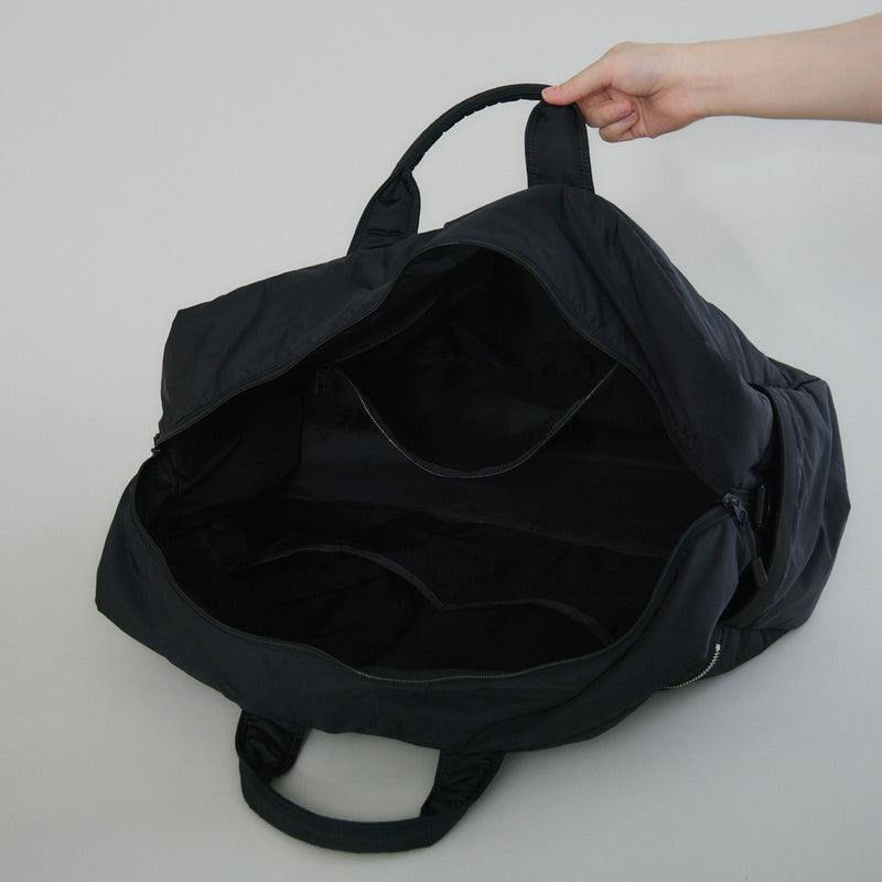 高密度織ナイロン ボストンバッグ 黒 豊岡産 – kuros.style