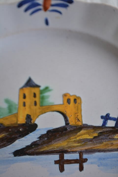 1800年代 ムスティエ アンティークプレート | La. YHA