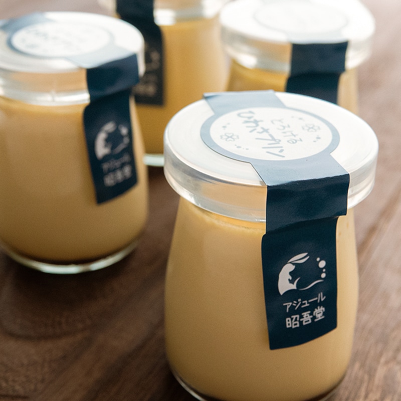 とろける！ひわさプリン4個入り | Lacycle mall（ラシクルモール）