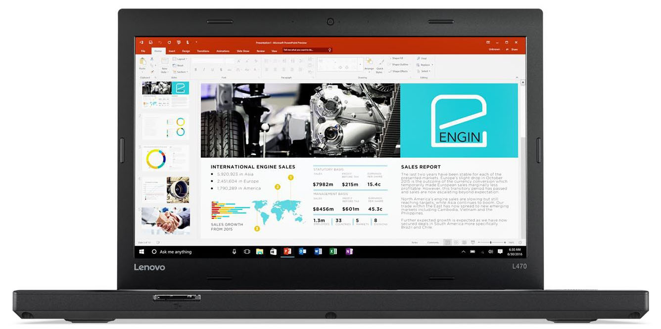 Lenovo ThinkPad L470 - スペック、テスト、価格 | LaptopMedia 日本