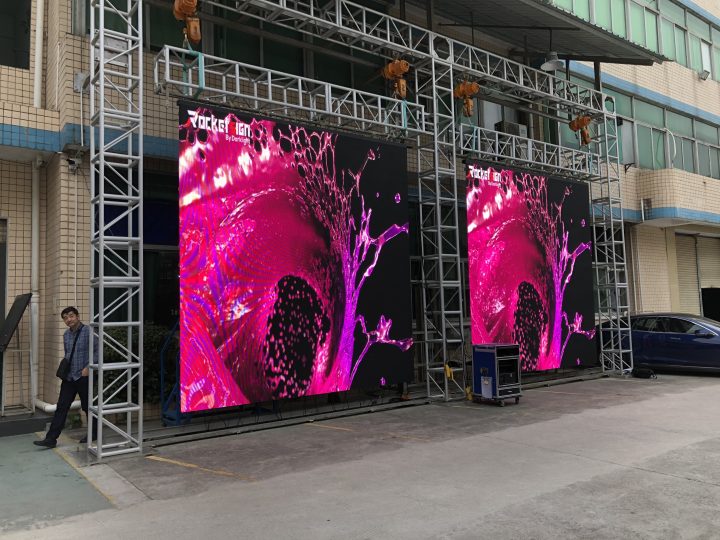 軽量のLEDディスプレイを開発 20kg/㎡ 4.8mmPitch リリースします