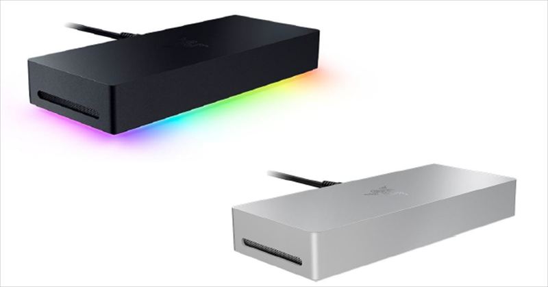 Razer、SSD内蔵可能・Thunderbolt 5接続のドック「Razer Thunderbolt 5