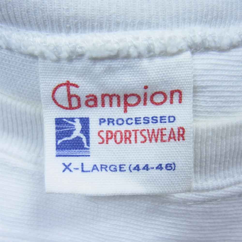 Champion チャンピオン ランタグ 復刻 カレッジロゴ フットボール T