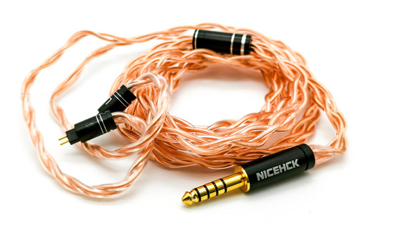 NICEHCK GCT5」 4芯 5N OCC 高純度単結晶銅線ケーブル ／ より高品質に