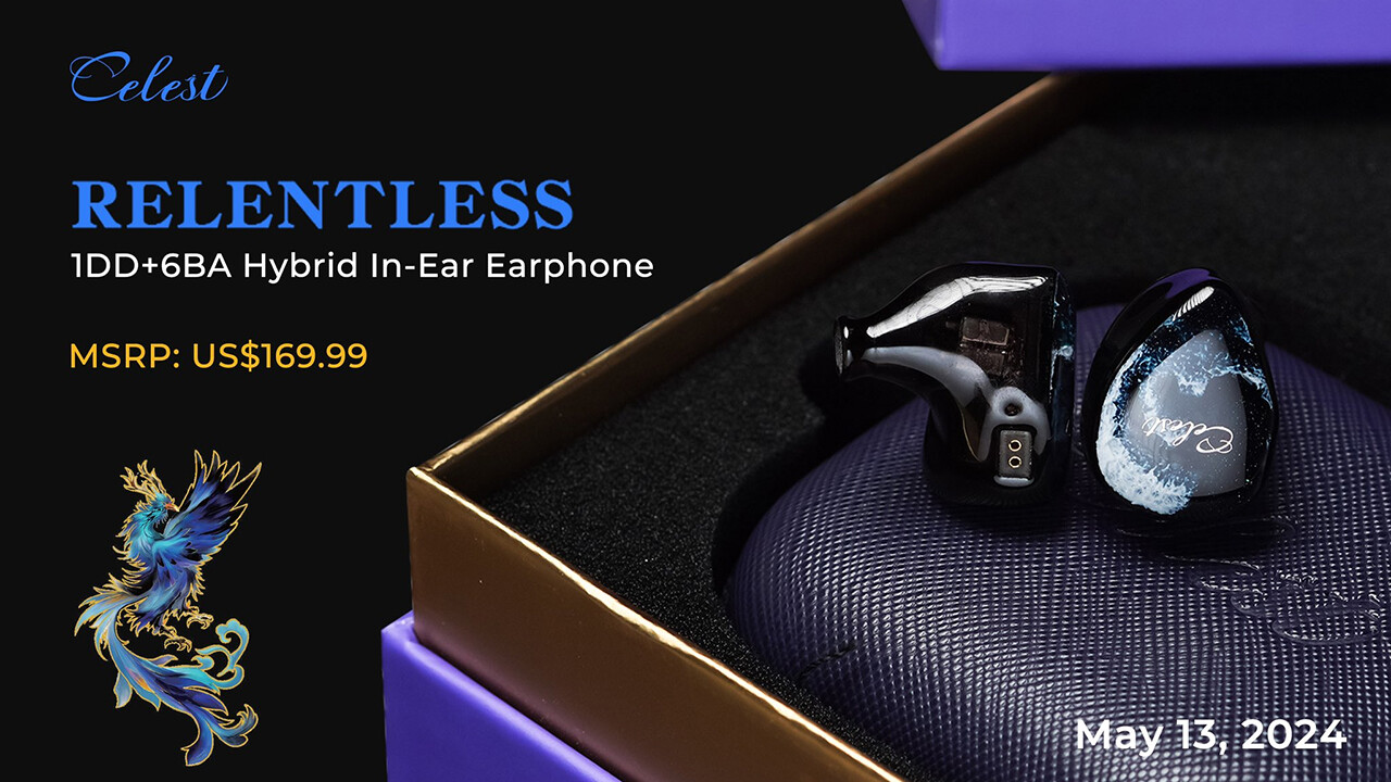 新製品情報》 「Kinera Celest Relentless」 好評Celestから6BA+1DD