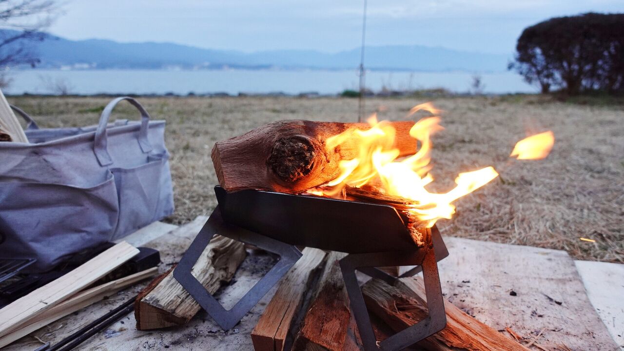 flamesファイヤースタンドを使ってみて♪ : Biwako Camp