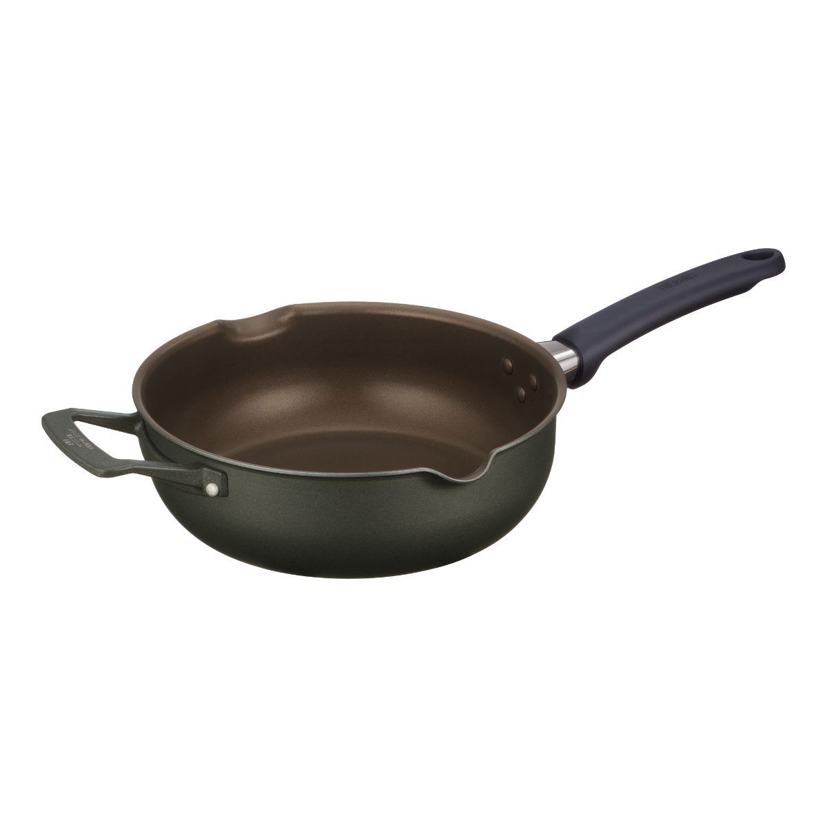 dショッピング |フライパン 24cm ガス火専用 取っ手付き デュラブル