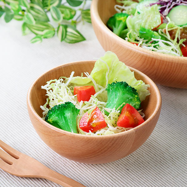 ボウル 13cm S サラダボウル 木製 皿 食器 洋食器 天然木 ビーチ