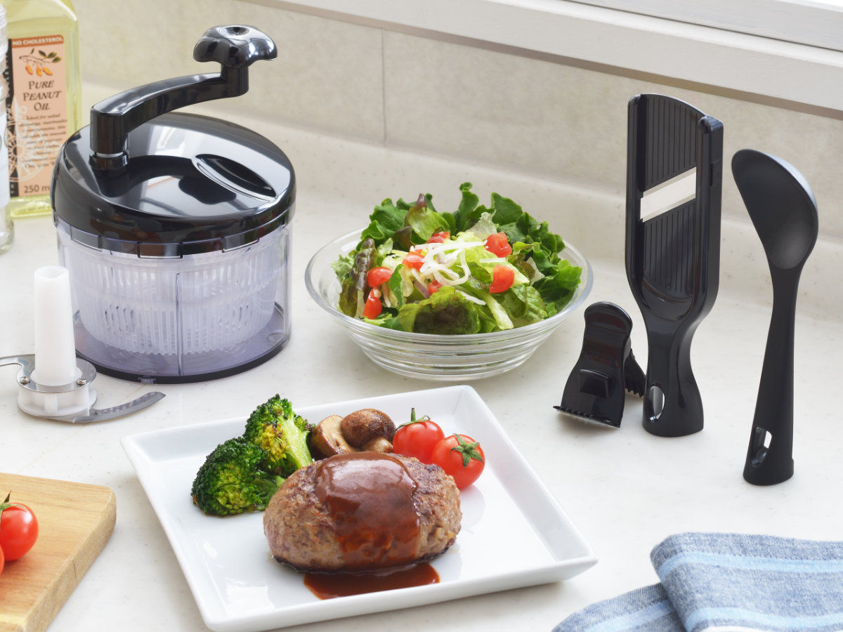 調理器セット ミニ 郷技 水切りチョッパー スライサー 調理スプーン