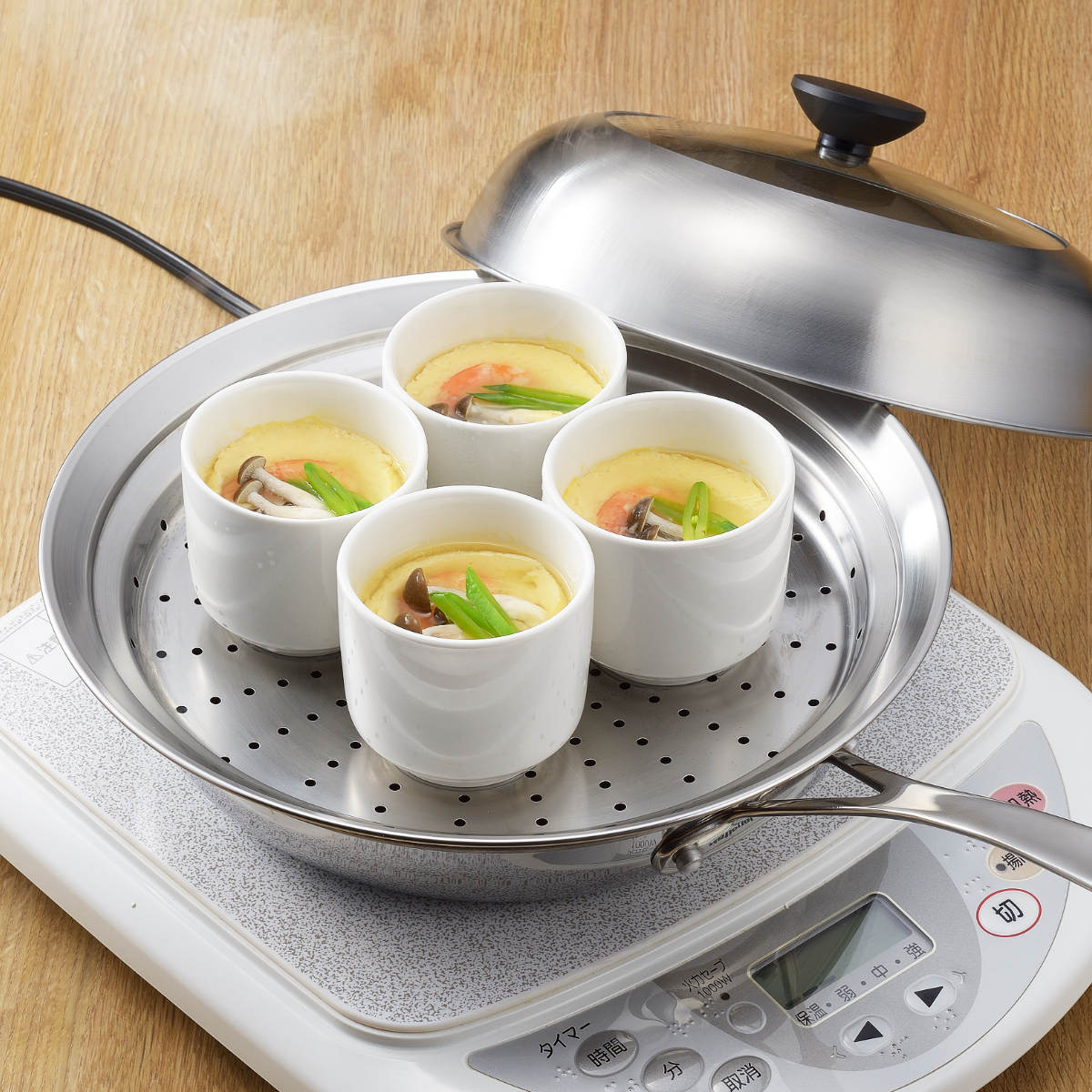 フライパン用蒸し器 24～26cm用 ガラス蓋付き 日本製 – ハウジー