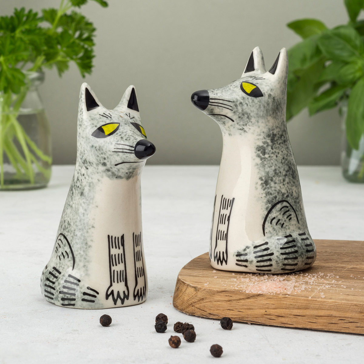 dショッピング |調味料入れ Hannah Turner 塩コショウ入れ ハリネズミ