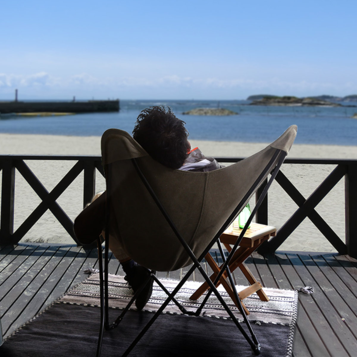 アウトドアチェア 2脚セット フォールディングチェア ハブル