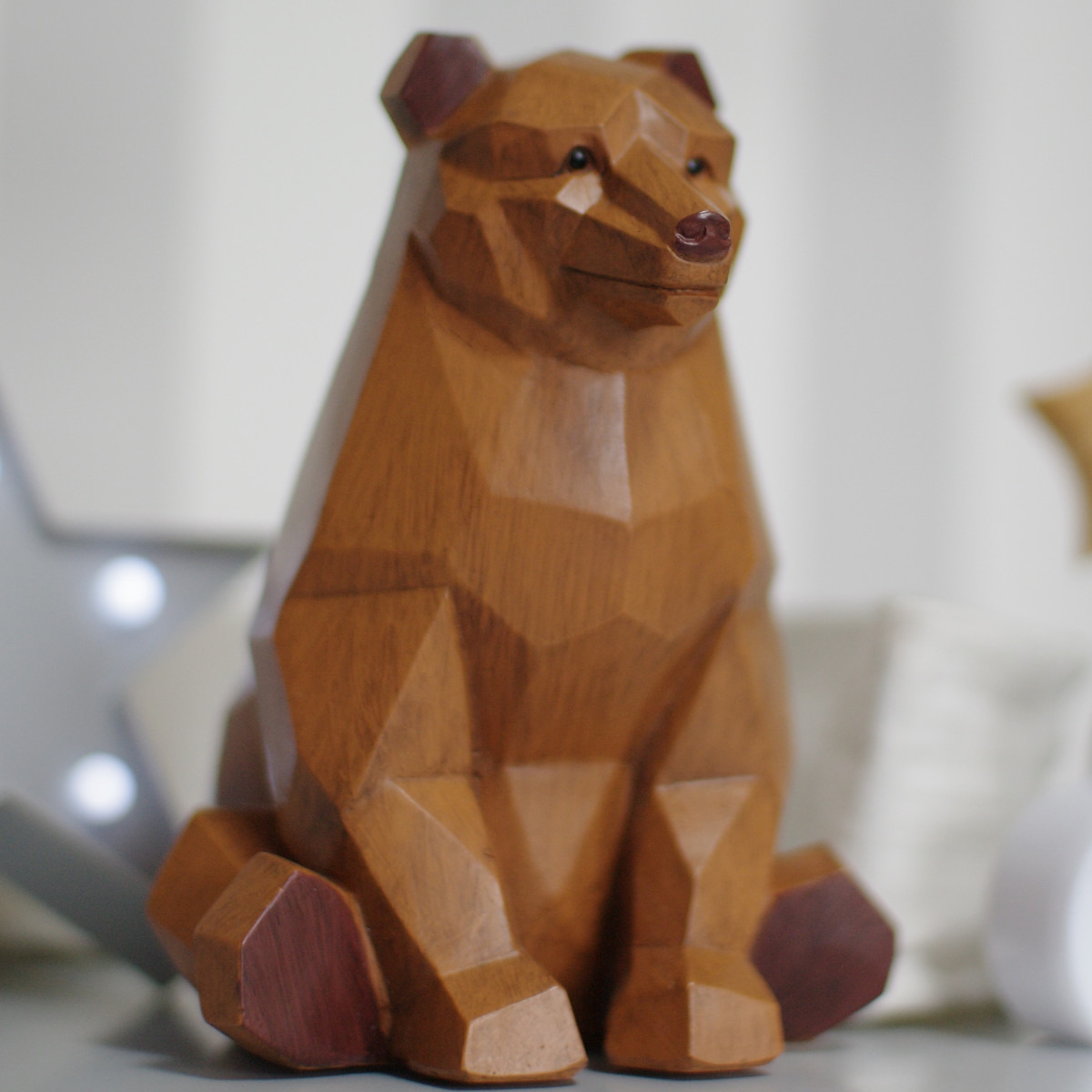 オブジェ スオーラマネーバンク クマ 貯金箱 （ マネーボックス コイン