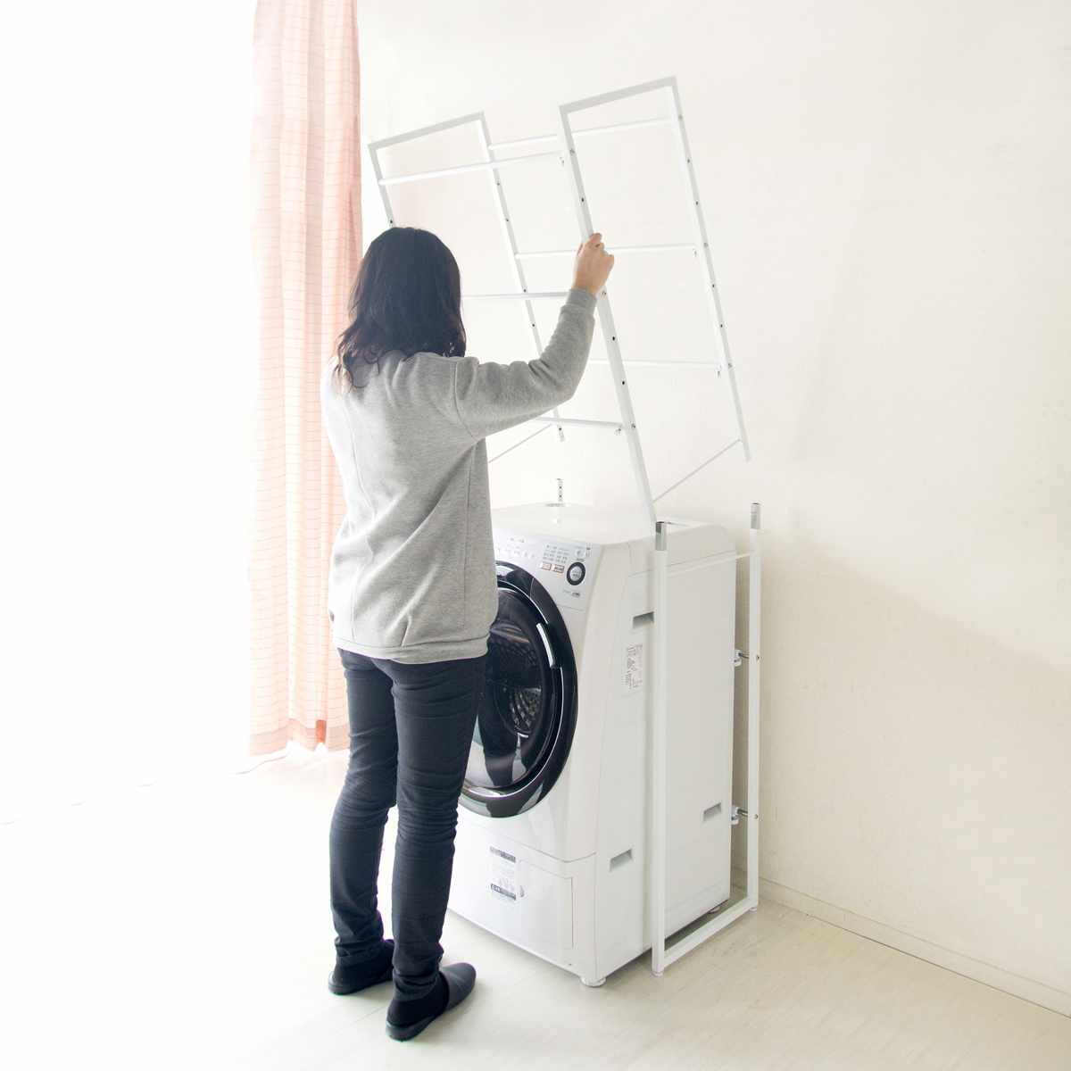 dショッピング |ランドリーラック 3段 Rizo （ ランドリー ラック 縦型