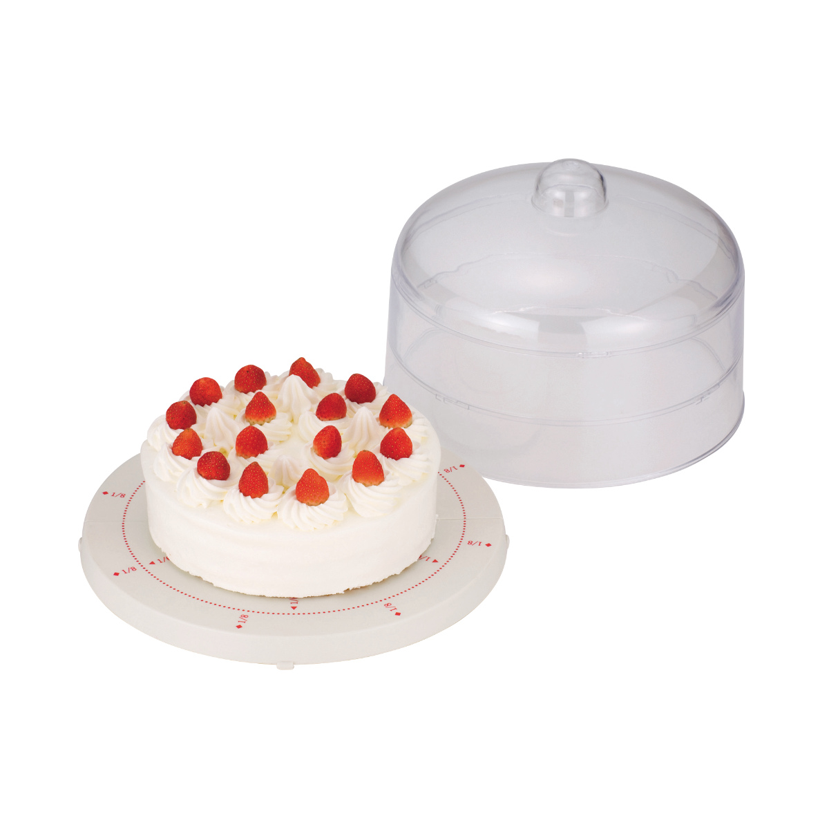 回転台 27cm プラスチック （ ケーキスタンド ケーキ台 ケーキトレー