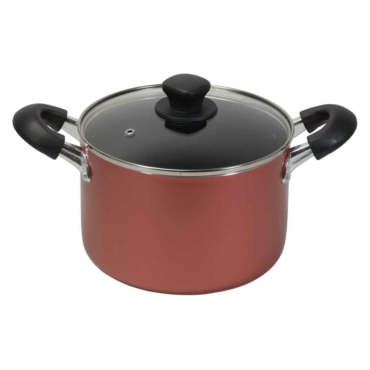 両手鍋 20cm 深型 IH対応 ガラス蓋付き 旨味 （ ガス火対応 オール熱源