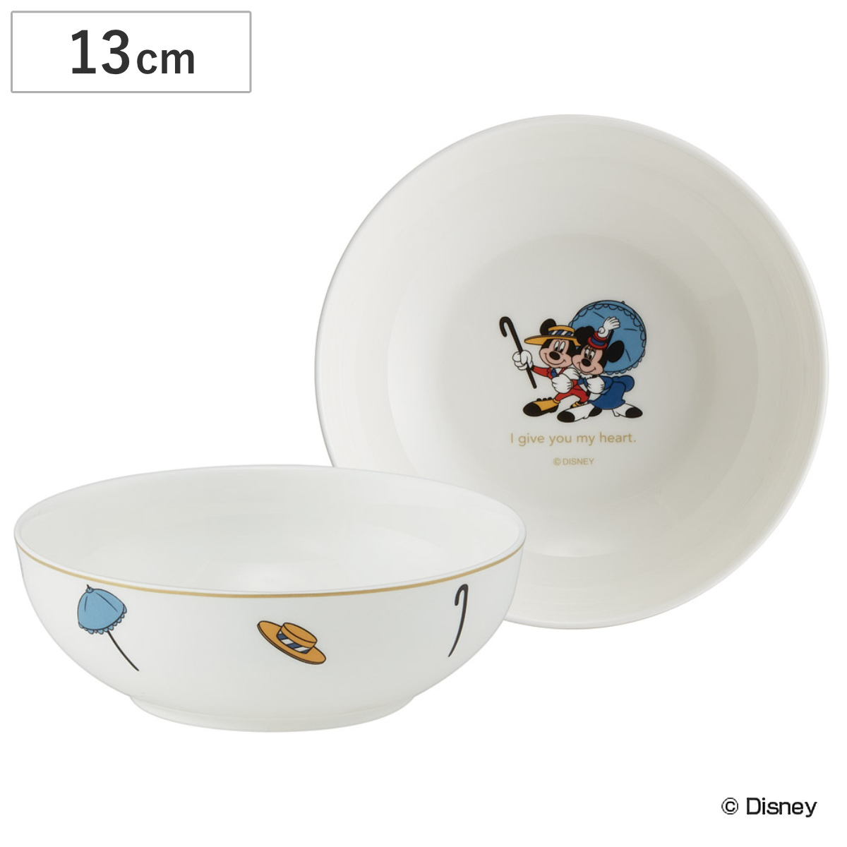 ボウル 16cm シリアルボウル ミッキー＆ミニー （ 電子レンジ対応 食洗