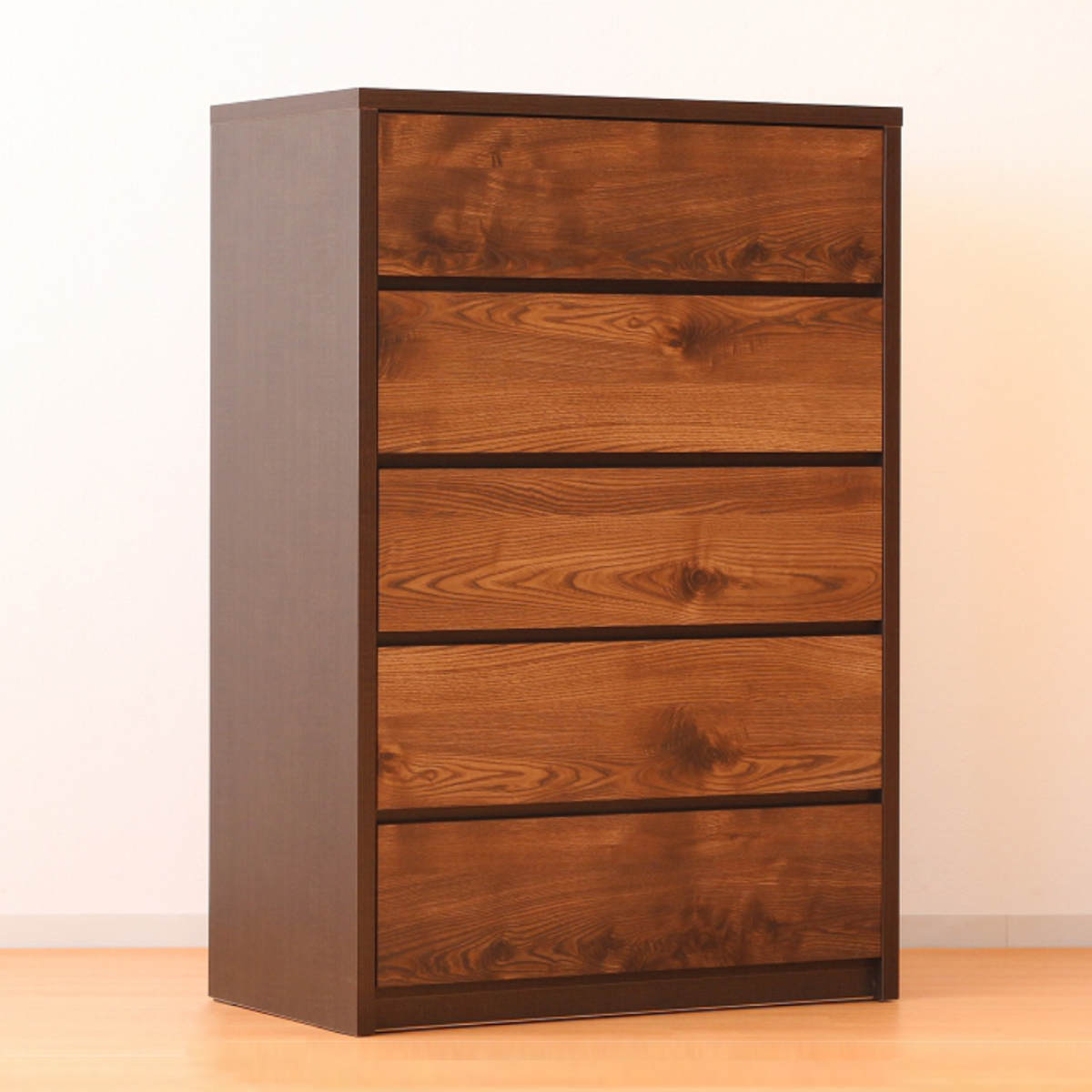 チェスト 幅80cm 5段 ナチュラルモダン 日本製 （ 棚 ラック 引出し