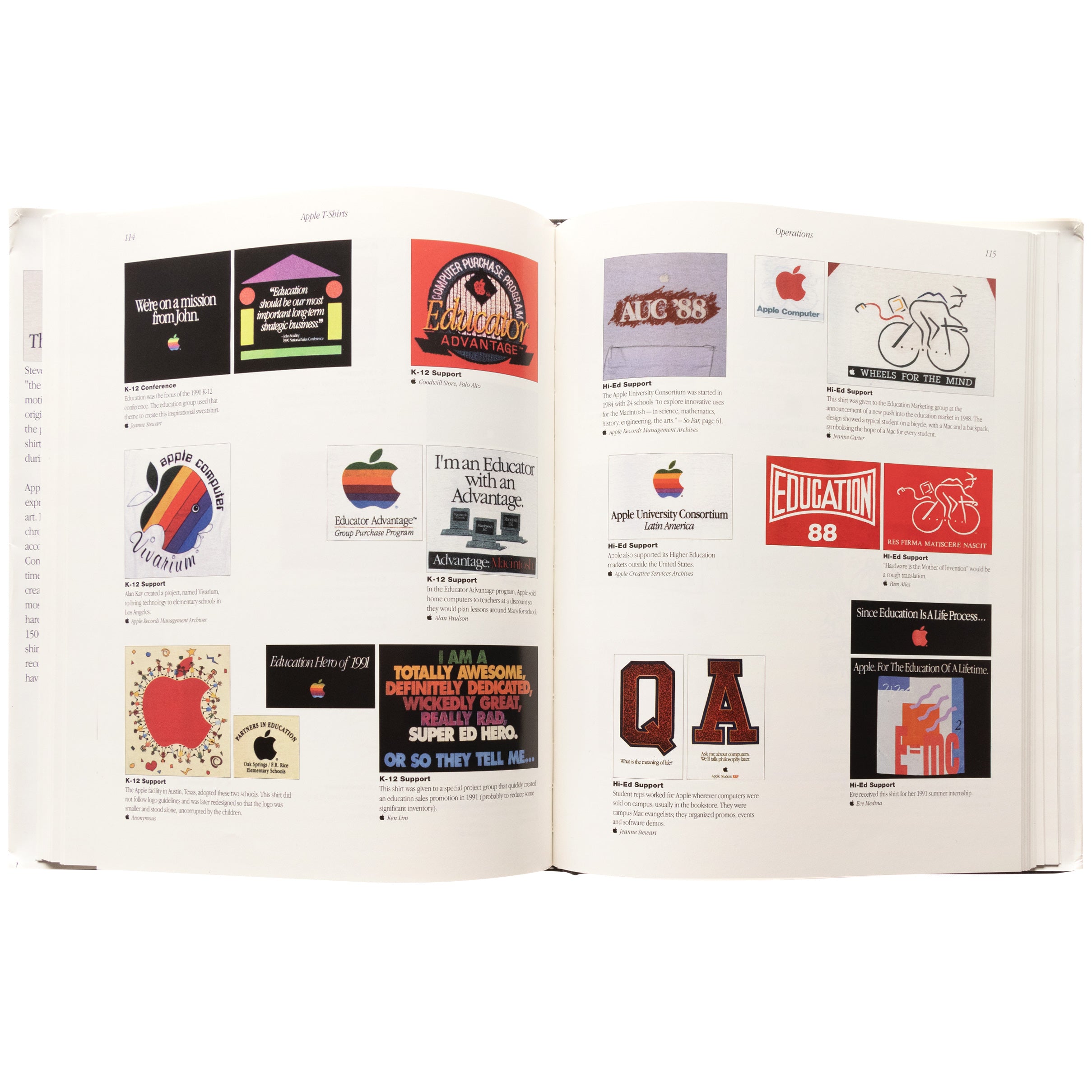 Apple T-Shirts: A Yearbook of History at Apple Computer – LOCK BOOKS
